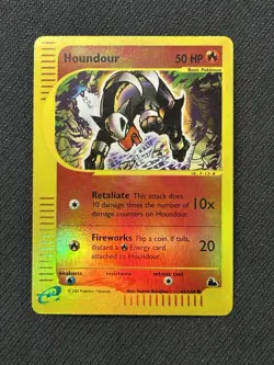 Houndour 66/144 Skyridge Reverse Holo Pokemon Card - Image 1