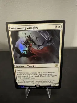 MTG Welcoming Vampire Innistrad: Crimson Vow 046/277 Foil Rare - Image 1