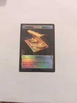 Treasure (017) Copy (019) Token *FOIL* Battle for Baldur's Gate NM MTG - Image 1