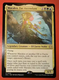 MTG, LORWYN ECLIPSED: MARALEN, FAE,ASCENDANT, RARE, 0233, REGULAR, NM/ ECL - Image 1