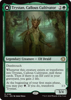 Trystan, Callous Cultivator 199 | NM Near Mint | ECL Lorwyn Eclipsed Magic MTG - Image 1