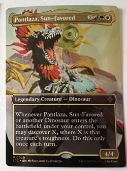 Pantlaza, Sun-Favored (Borderless) Commander: the Lost Caverns of Ixalan Foil - Image 1