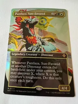 Pantlaza, Sun-Favored (Borderless) Commander: the Lost Caverns of Ixalan Foil - Image 2