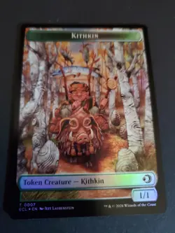 Kithkin / Treasure (Foil) Token MTG Lorwyn Eclipsed ECL NM - Image 1