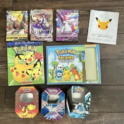 Pokemon Tins, Giant Cards, Celebrations Game, And Books - Image 2