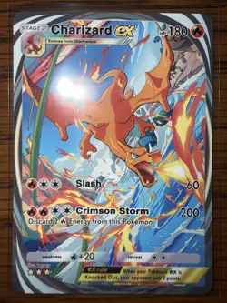 Pokemon Pocket tcg Game Charizard Ex Full Art SEE DESCRIPTION - Image 1