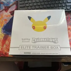 Pokemon TCG: 25th Anniversary Celebrations Elite Trainer Box (2021) 820650809439 - Image 1