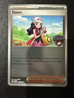 Pokemon TCG Dawn Regional Championships 087/094 STAFF Holo Promo SPANISH - Image 1
