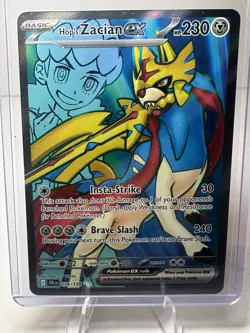 Pokemon TCG English SV09: Journey Together 176/159 UR Hop's Zacian ex NM - Image 1