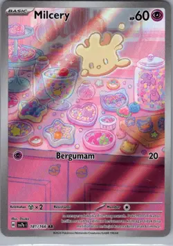Milcery 152/142 SV07: Stellar Crown - Pokemon Card - NM - Image 1