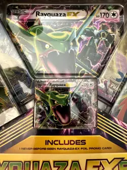 Pokemon TCG: Sealed 2015 Rayquaza EX Box - Slight Damage CORNERS - Contents 100% - Image 4