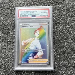 2022 Pokemon SWSH Brilliant Stars 177/172 Cheren's Care PSA 10 - Image 1