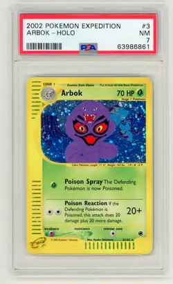 Arbok 2002 Pokemon Expedition PSA 7 #3 - Image 1