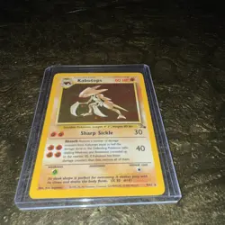 Pokemon TCG Kabutops Fossil 9/62 Unlimited Holo Rare Near Mint - Image 1