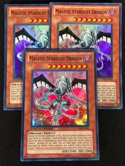 Yugioh Malefic Stardust Dragon CT08-EN014 Super x3 (NM) - Image 1