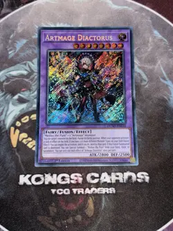 DUAD-EN032 Artmage Diactorus Secret Rare YuGiOh NEW - Image 1