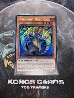DUAD-EN005 Lunalight Gold Leo Secret Rare 1st Ed YuGiOh NEW - Image 1