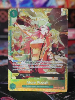 MORE PIZZA!! - One Piece TCG OP07-037 Best Selection Vol. 4 One Piece TCG ENG - Image 1