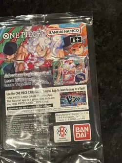 Bandai One Piece CCG Monkey.D.Luffy US Voyage P-055 Promo Holo Card - Image 2