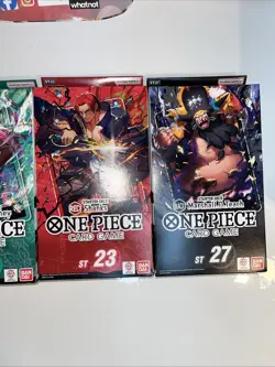 One Piece Starter Deck Bundle ST23 ST24 ST25 ST27 Lot Of 4 - Image 5
