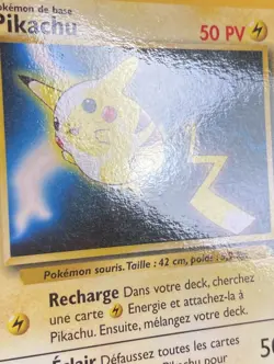 Pikachu #4 Promo Gotta! Magazine Glossy 2000 Pokemon Card | French | NM- - Image 3