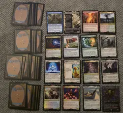 105 MTG card Lot- Assassin's Creed, Final Fantasy, Lorwyn Eclipsed Mixed Lot - Image 1