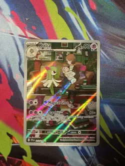 Pokemon TCG Kirlia Scarlet & Violet Base Set Holo Illustration Rare Card 212/198 - Image 1