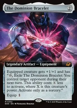 1x The Dominion Bracelet - Foil Extended Art NM Eng MTG - Edge of Eternities - Image 1