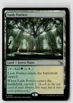 MTG MKM Karlov Manor Lush Portico Foil x1 NM Rare - Image 1