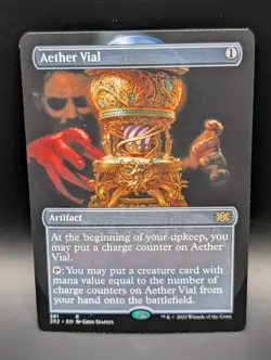 MTG - Aether Vial - BORDERLESS - Artifact - 2X2 #391 - Rare - NM - Image 1