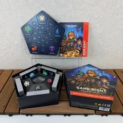 Magic The Gathering Game Night Free-For-All 2022 Starter Set 5 Decks & Dice - Image 1