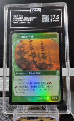 Tinder Wall (Future Sight) Mystery Booster 2 Foil Grade 7.5 - Image 1