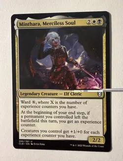 NM Minthara, Merciless Soul, MTG, Baldur's Gate, Magic the Gathering, 286 CLB - Image 1