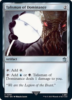 MTG - Talisman of Dominance [Doctor Who] - Image 1