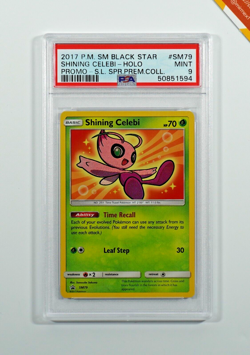 Pokemon PSA 9 Shining Celebi #SM79 Holo Black Star Promo 2017 English - Image 1