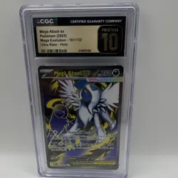 Pokemon Mega Absol ex Ultra Rare Holo CGC Pristine 10 Mega Evolution 2025 #161 - Image 1