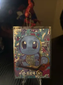 Pokemon Squirtle Full Art Holo Card #003 Water Type TCG Collectible - Image 1