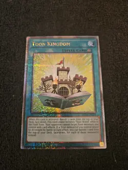 Toon Kingdom - MP24-EN006 - Quarter Century Secret Rare YuGiOh - Image 1