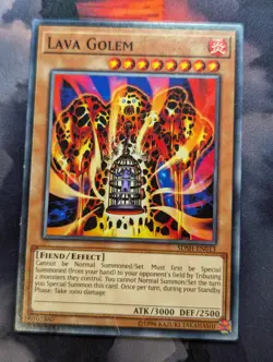 Yugioh - Lava Golem - SDSH-EN013 - Common - 1st Edition - MP - Image 1