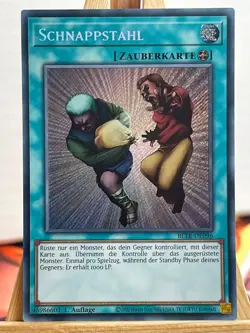 Schnappstahl BLTR-DE096 Secret Rare NM Deutsch YUGIOH - Image 1