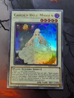 YuGiOh Garden Rose Maiden Ultra Rare 1st Edition LED4-EN023 - NM - Image 1