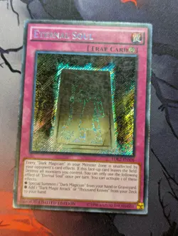 Yugioh Eternal Soul LDK2-ENS06 Secret Rare Limited Edition Moderately Played - Image 1