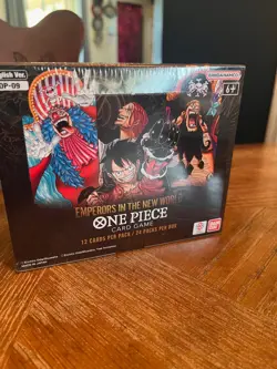 One Piece TCG OP09 Emperors in the New World Booster Box New English Sealed - Image 2