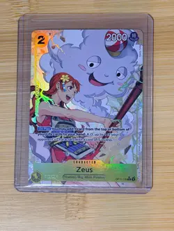 One Piece TCG Zeus Alt Art R OP11-106 English Near Mint - Image 1