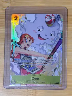 One Piece TCG Zeus Alt Art R OP11-106 English Near Mint - Image 2