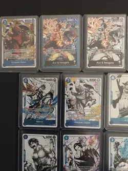 ONE PIECE ST-22 STARTER DECK Ace & Newgate FULL ART COMPLETE 14 SET Plus More - Image 3