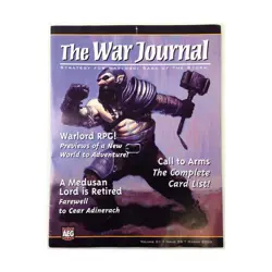 AEG War Journal Vol. 1, #5 "Call to Arms Card List, Warlord RPG Preview" Mag VG - Image 1