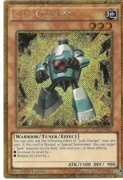 Junk Changer PGL3-EN002 Gold Secret Rare Yu-gi-oh Card 1st Edition New - Image 2
