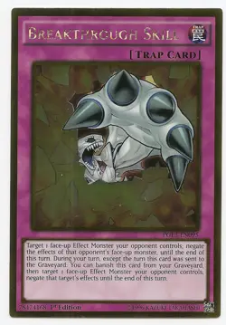 Breakthrough Skill PGL3-EN095 Gold Rare Yu-gi-oh Card 1st Edition New - Image 3