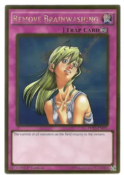 Remove Brainwashing PGL3-EN091 Gold Rare Yu-gi-oh Card 1st New - Image 1